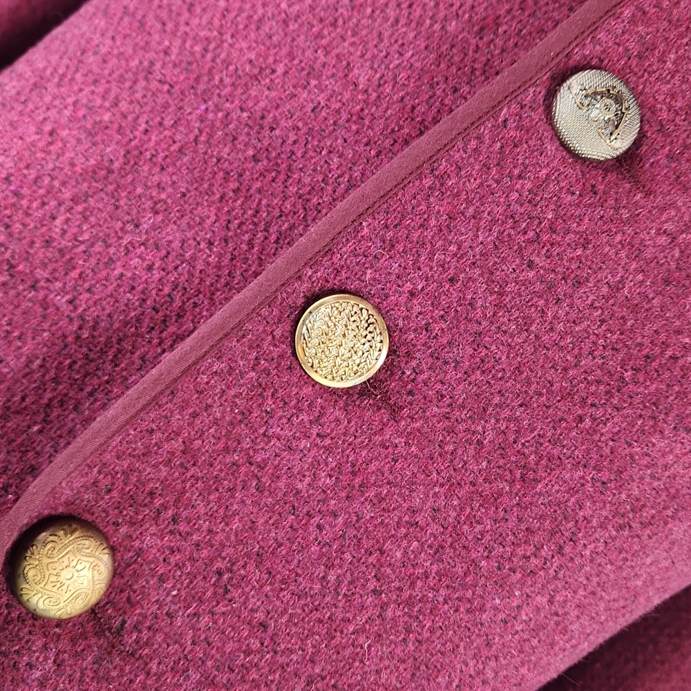 Joe Browns Purple Blazer with velvet collar, cuffs, and trim Size 10 NWT RARE - Picture 7 of 17